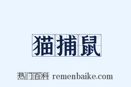 猫捕鼠是什么意思的图片